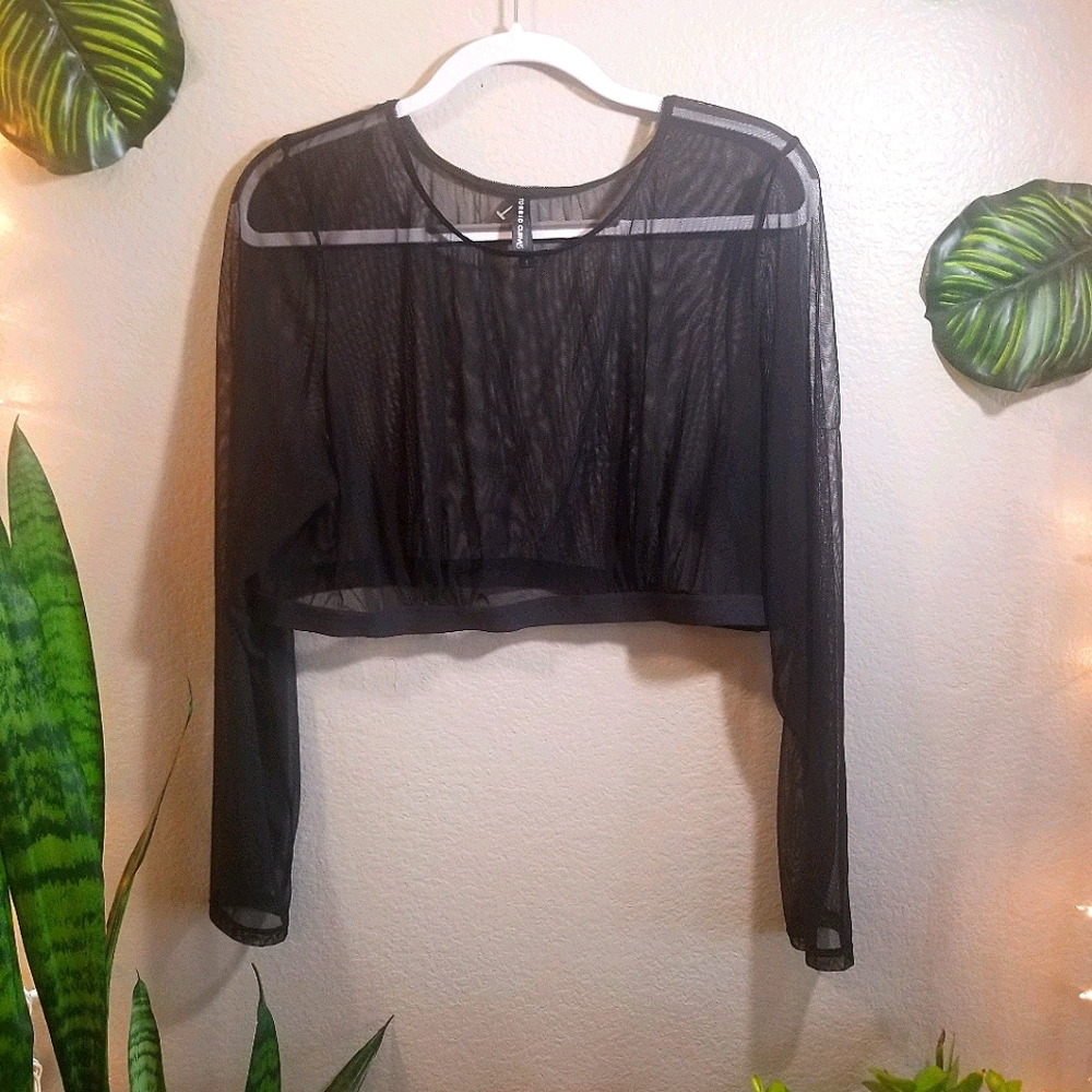 Torrid Mesh Crop Top